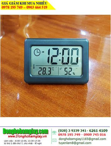 YD-005, Đồng hồ Báo thức Xem giờ YD-005 có thêm chức Năng đo và hiển thị Nhiệt độ -Độ ẩm /Bảo hành 03 tháng